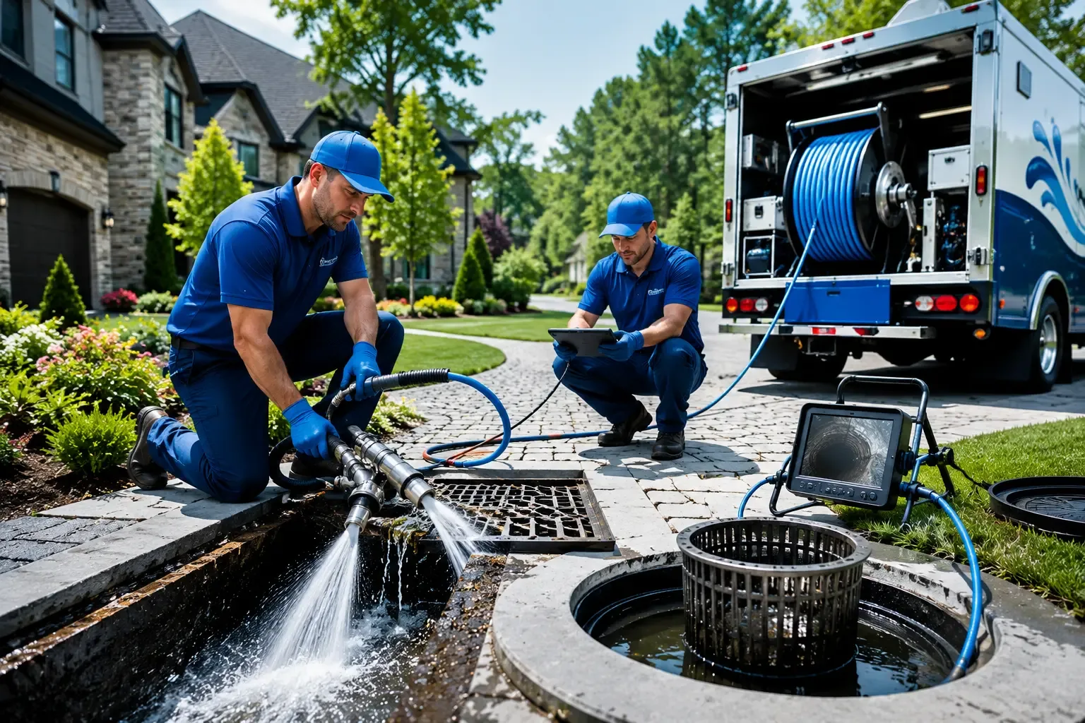Local outdoor drain cleaning professionals in Clarksburg, OH