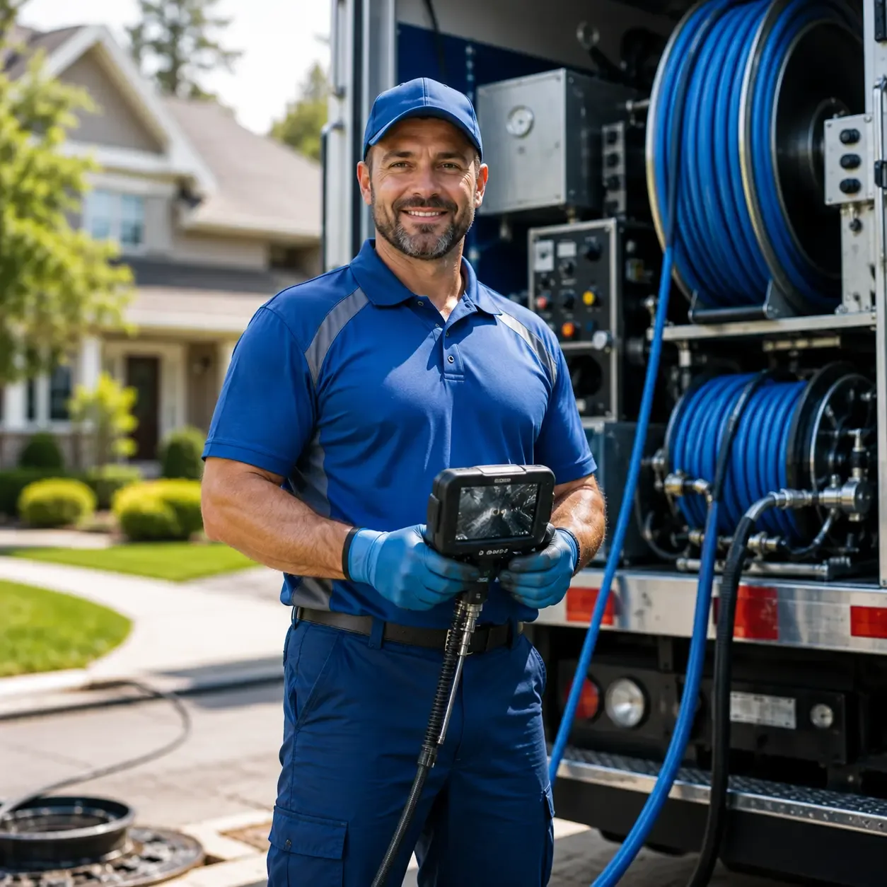 Local outdoor drain cleaning specialists in Clarksburg, OH
